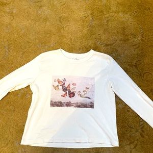 Brandy Melville long sleeve crop top